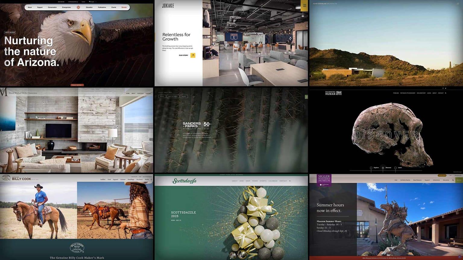 Websites by James Frazier